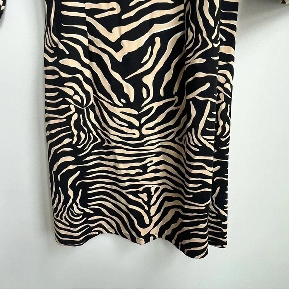 J MCLAUGHLIN 3/4 Sleeve Animal Print Catalina Cloth Panama Savannah DRESS Zebra - Picture 8 of 13